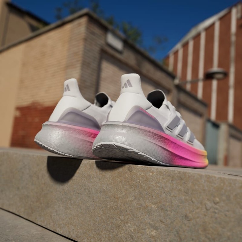 Adidas boost pink and grey clearance